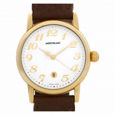MontBlanc 7008 Meisterstuck Quartz Unisex 18k yellow gold Replica Watches