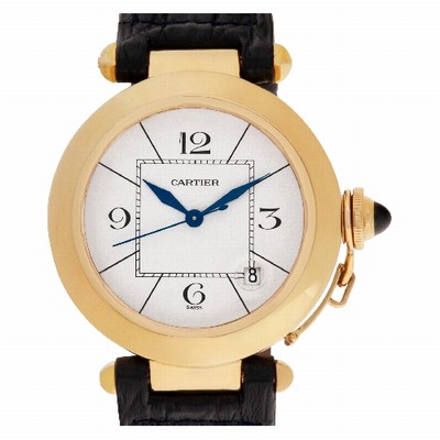 Cartier W3004856 Pasha 38mm Automatic Male 18k yellow gold Replica Watches