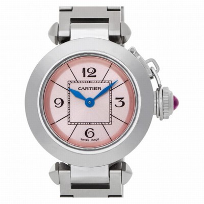 Cartier W3140008 miss pasha Quartz Female Stainless Steel Replica Watches