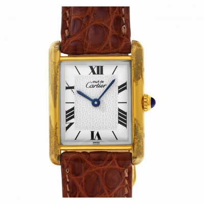 Cartier 1615 Must de Quartz Female Vermeil Replica Watches