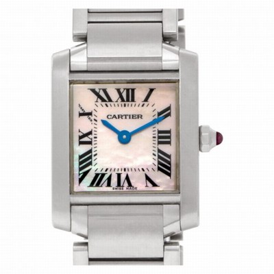 Cartier W51028Q3 Tank Francaise Quartz Female Stainless Steel Replica Watches