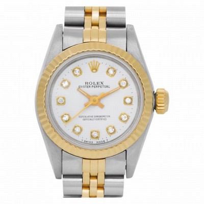 Rolex 67193 Oyster Perpetual Automatic Female Stainless Steel Replica Watches