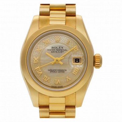 Rolex 179168 Datejust Automatic Female 18k yellow gold Replica Watches