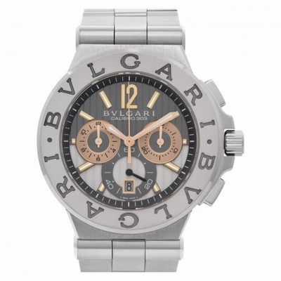Bvlgari dg 42 swg ch Diagono Calibro 303 Automatic Male Stainless Steel Replica Watches