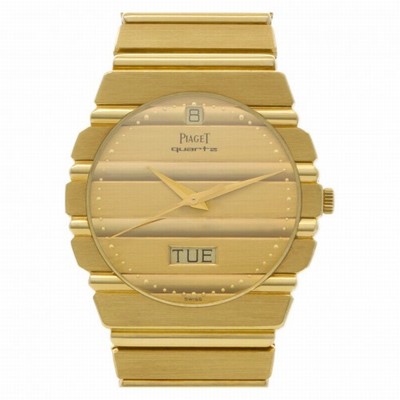 Piaget 15562 C 701 Polo Quartz Unisex 18k yellow gold Replica Watches
