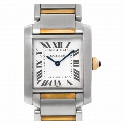 Cartier W51012Q4 Tank Francaise Quartz Unisex Stainless Steel Replica Watches