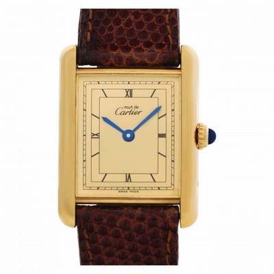 Cartier Cartier 1548 Tank Vermeil Quartz Unisex Vermeil Replica Watches