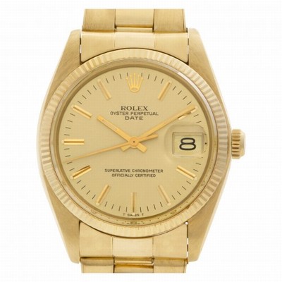 Rolex 15038 Date Automatic Male 14k yellow gold Replica Watches