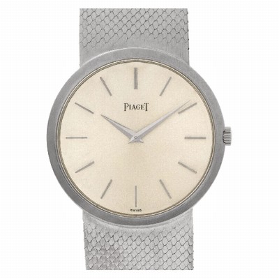 Piaget 9633 Classic Manual Male 18k White Gold Replica Watches