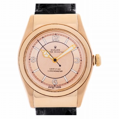 Rolex 3065 Bubble Back Automatic Unisex 18k rose gold Replica Watches