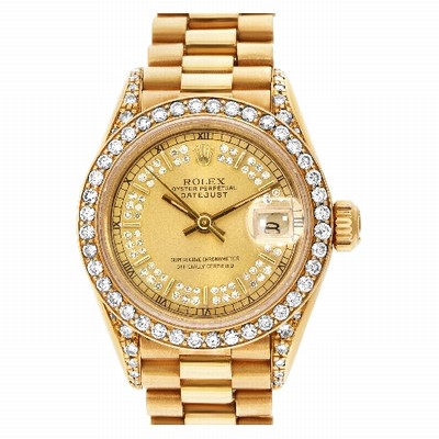Rolex 69188 Datejust Automatic Female 18k yellow gold Replica Watches