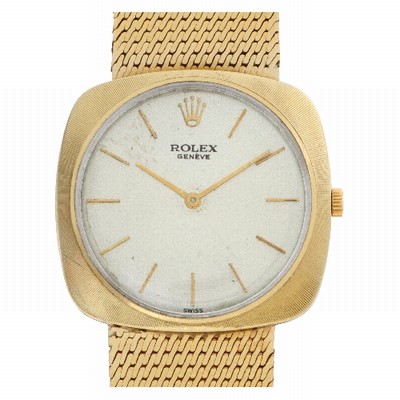 Rolex 605 Cellini Manual Unisex 14k yellow gold Replica Watches