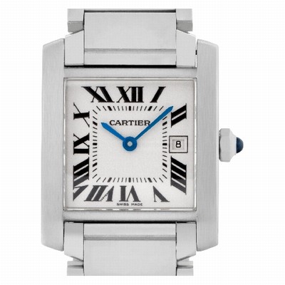 Cartier WSTA0005 Tank Francaise Quartz Female Stainless Steel Replica Watches