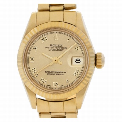 Rolex 6917 Datejust Automatic Female 18k Yellow Gold Replica Watches