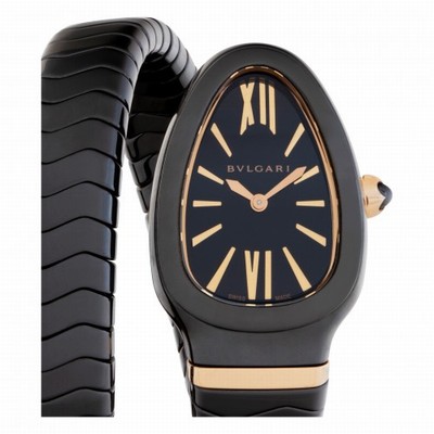 Bvlgari 102734/SPC 35 BG Serpenti Quartz Female Ceramic Replica Watches