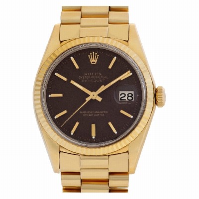Rolex 1601 Datejust Automatic Unisex 18k yellow gold Replica Watches