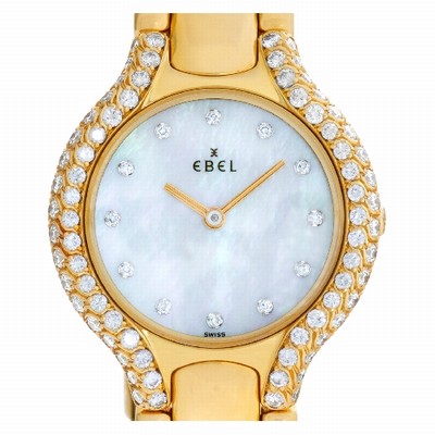 Ebel 866969 Beluga Quartz Female 18k yellow gold Replica Watches