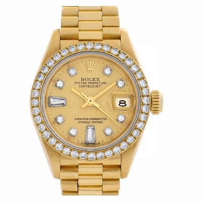 Rolex 69178 Datejust Automatic Female 18k yellow gold Replica Watches