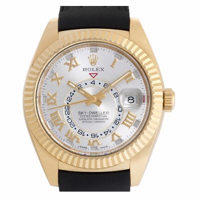 Rolex 326138 Sky-Dweller Automatic Male 18k yellow gold Replica Watches