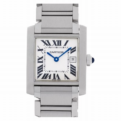 Cartier W51011Q3 Tank Francaise Quartz Female Stainless Steel Replica Watches