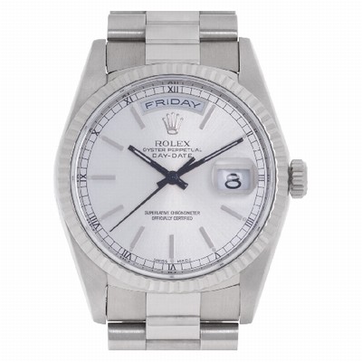 Rolex 18239 Day-Date Automatic Male 18k White Gold Replica Watches