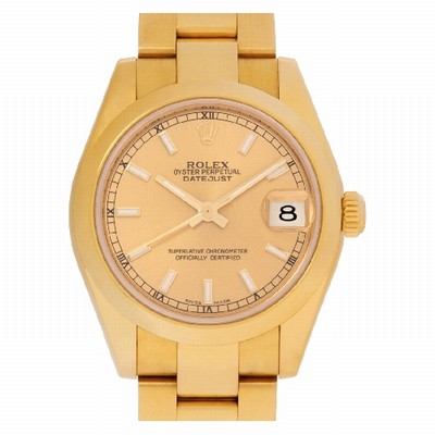Rolex 178248 Datejust Automatic Female 18k yellow gold Replica Watches