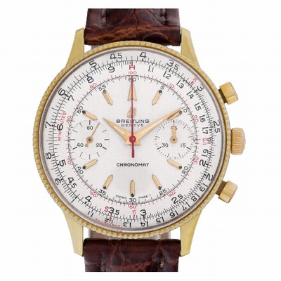 Breitling 808 Chronomat Manual Male Gold Plate Replica Watches