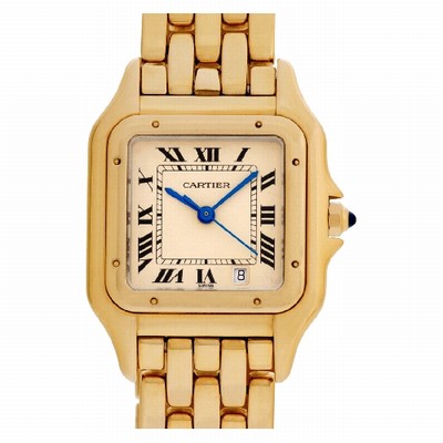 Cartier w2501489 Panthere Quartz Male 18k yellow gold Replica Watches