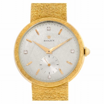 Rolex 8405 Classic Manual Unisex 18k yellow gold Replica Watches