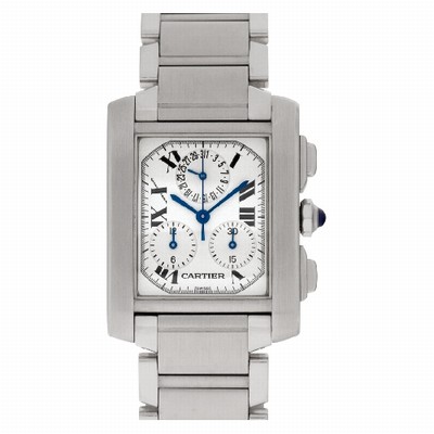 Cartier w51001q3 Tank Francaise Quartz Unisex Stainless Steel Replica Watches