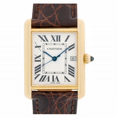 Cartier W1529756 Tank Louis Quartz Unisex 18k yellow gold Replica Watches