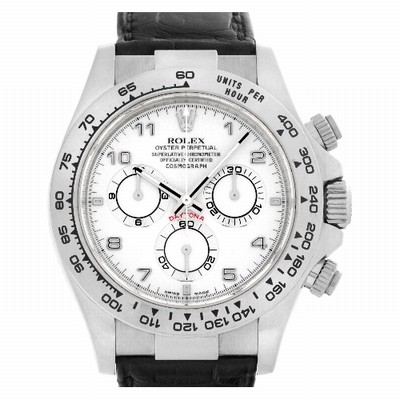 Rolex 116519 Daytona Automatic Male 18k White Gold Replica Watches