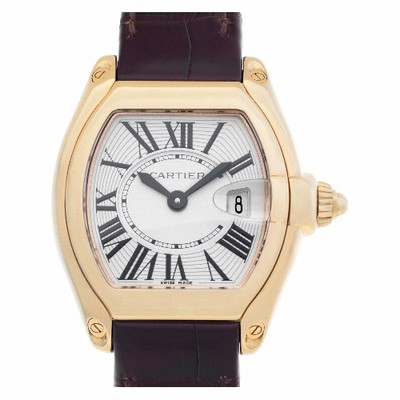 Cartier W62018Y5 Roadster Quartz Female 18k yellow gold Replica Watches