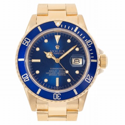 Rolex 16808 Submariner Automatic Male 18k yellow gold Replica Watches