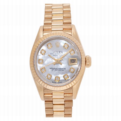 Rolex 69178 Datejust Automatic Female 18k yellow gold Replica Watches