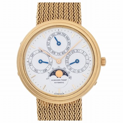 Audemars Piguet Audemars Piguet 408 Quantieme Automatic Male 18k yellow gold Replica Watches