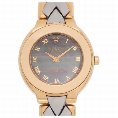 Rolex 6651 Cellini Quartz Female 18k Yellow Gold Replica Watches