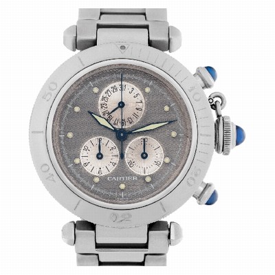 Cartier 1352 1 Pasha 35 Quartz Unisex Stainless Steel Replica Watches
