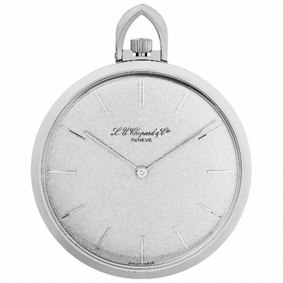 Chopard 9877 pocket watch Manual Male 18k White Gold Replica Watches