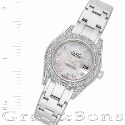 Rolex 80359 Pearlmaster Automatic Female 18k yellow gold Replica Watches