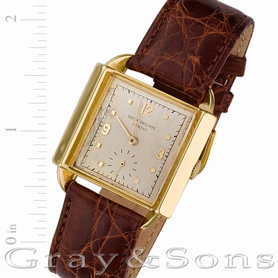 Patek Philippe 2425 Manual Male 18k yellow gold Replica Watches