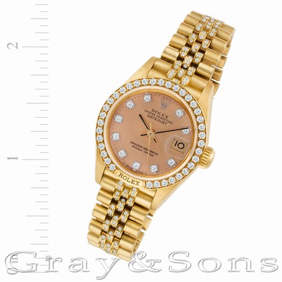 Rolex 69138 Datejust Automatic Female 18k yellow gold Replica Watches