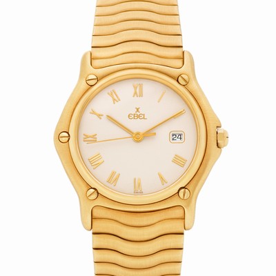Ebel 883909 Sportwave Quartz Unisex 18k yellow gold Replica Watches