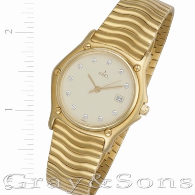 Ebel 13113484 Sportwave Quartz Male 18k yellow gold Replica Watches