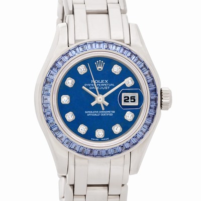 Rolex 80309 Pearlmaster Automatic Female 18k White Gold Replica Watches