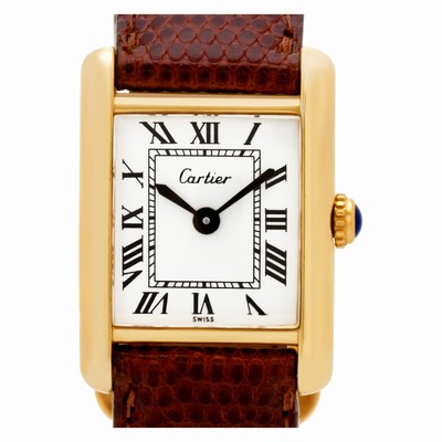 Cartier 3146110 Tank Manual Female Vermeil Replica Watches