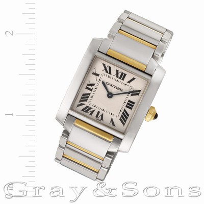 Cartier W51012Q4 Tank Francaise Quartz Unisex Stainless Steel Replica Watches
