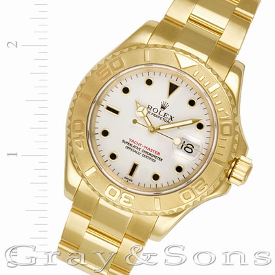 Rolex 16628 Yacht-Master Automatic Male 18k yellow gold Replica Watches