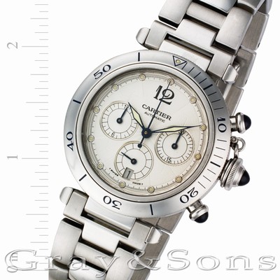 Cartier w31030h3 Pasha Chronograph Automatic Male Stainless Steel Replica Watches
