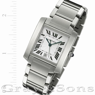 Cartier w51011Q3 Tank Francaise Automatic Male Stainless Steel Replica Watches